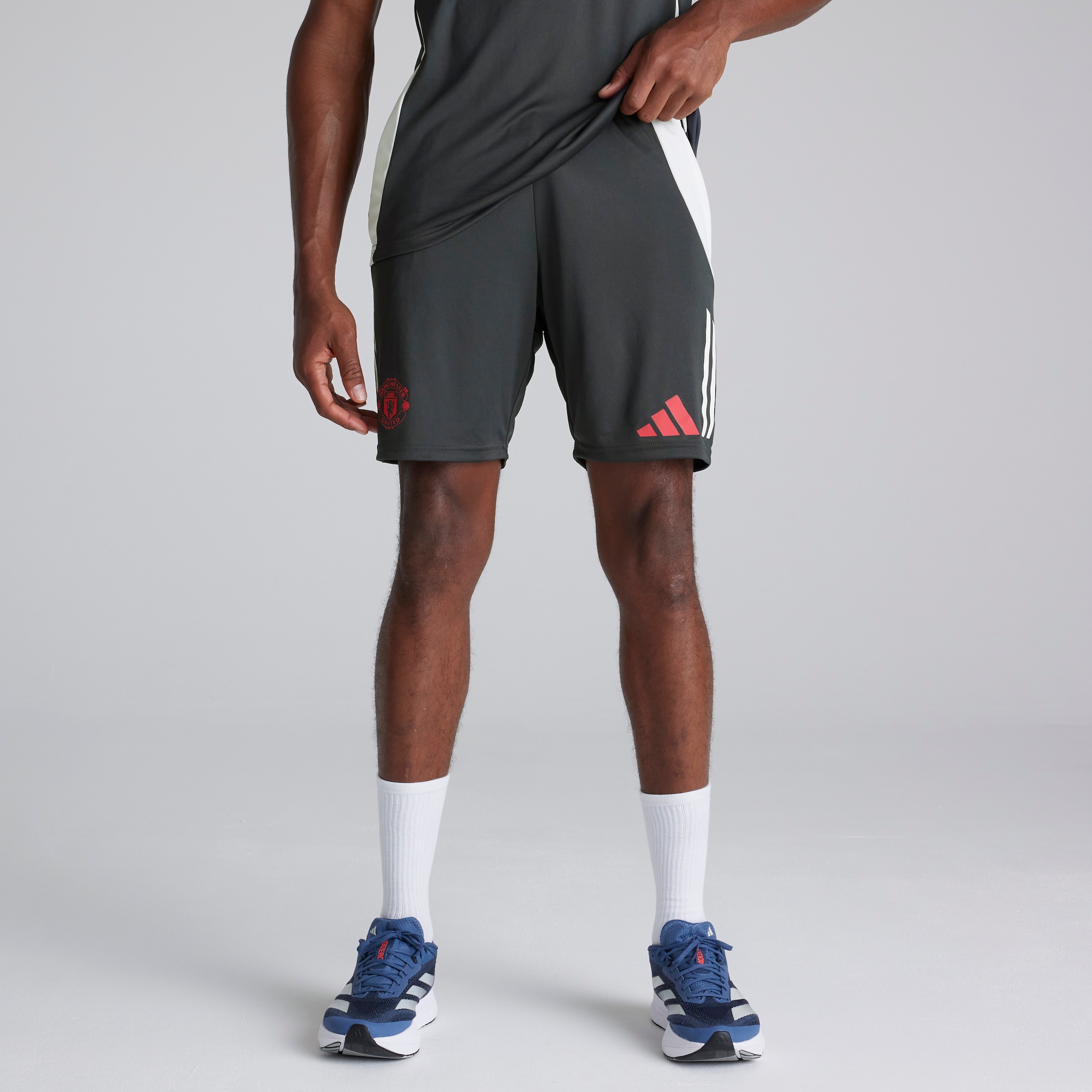 Manchester United European Training Tiro 24 Training Shorts Dark Grey